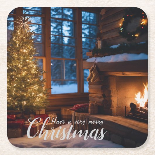 キャビン・コースター | シーン8 スクエアペーパーコースター (正面)