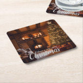 キャビン・コースター | シーン9 スクエアペーパーコースター (アングル)