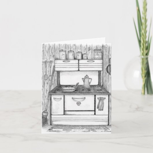 キャビン・ストーブ カード (正面)