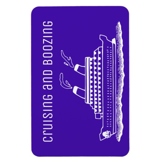 キャビン・ドア・クルーズ船旅のクライザーとブーイング マグネット (縦)