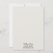 キャビン フォレスト ウッド スカイ ツリー ファイア キャンピング ウェディング 招待状 (裏面)