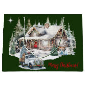 キャビン・ホリデーからメリークリスマス ラージペーパーバッグ (正面)