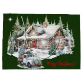 キャビン・ホリデーからメリークリスマス ラージペーパーバッグ (裏面)