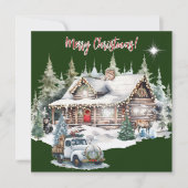 キャビン・ホリデー・カードからのメリークリスマス シーズンカード (正面)