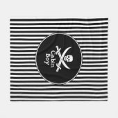 キャビン・ボーイ フリースブランケット (正面(横))