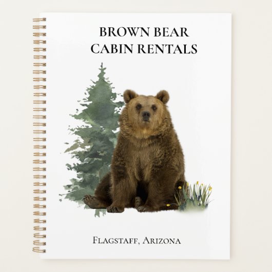 キャビン マウンテン ホーム 約束 STR プランナー手帳 (正面)