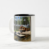 キャビンATVバケーション ツートーンマグカップ (正面左)