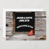 キャビ素朴ン結婚式招待状カスタム 招待状 (正面/裏面)