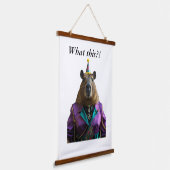 キャピおもしろいバラで 吊り下げ型タペストリー (傾斜あり)