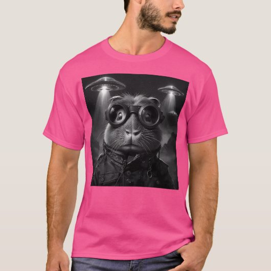 キャピおもしろいバラとユーホス Tシャツ (正面)