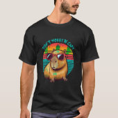 キャピおもしろいバラヴィンテージレトロドン心配ビーキャピーL Tシャツ (正面)