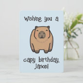 キャピおもしろいバラ誕生日カード シーズンカード (スタンド正面)