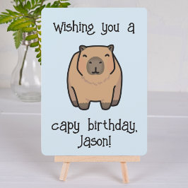 キャピおもしろいバラ誕生日カード シーズンカード