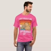 キャピおもしろいバラ Tシャツ (正面フル)