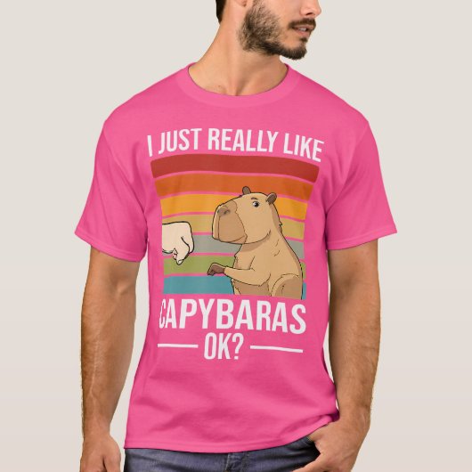 キャピおもしろいバラ Tシャツ (正面)