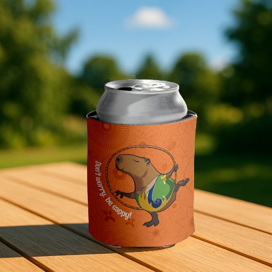 キャピおもしろいーバラ心配しないでキャピー漫画 缶クーラー