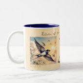 キャピストラーノバーンスワローズインゴールデンサンセット11オズ ツートーンマグカップ (左)