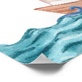 キャピタンデバルコキャプテン男の赤ちゃん子供部屋ウォールアート ポスター (角)