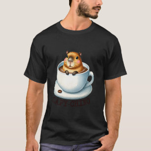キャピチノ・キャピバラの衣装キャピバラ&コーヒー愛好家 Tシャツ