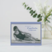 キャピトラカリフォルニアバスティング美しい  ポストカード (スタンド正面)