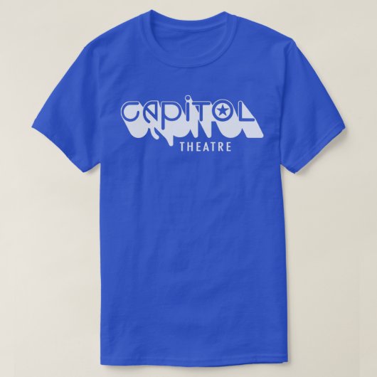 キャピトルシアターホワイト Tシャツ (デザイン正面)