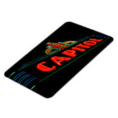 キャピトルシアター – シアターヴィンテージネオンマーキーサイン マグネット (左側)