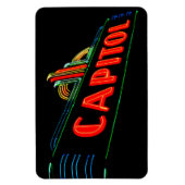 キャピトルシアター – シアターヴィンテージネオンマーキーサイン マグネット (縦)