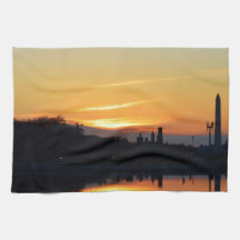 キャピトルヒルの夕日。