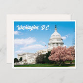 キャピトルモダン建物ワシントンDCポストカード ポストカード (正面/裏面)