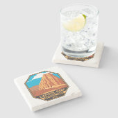 キャピトルリーフナショナルパークカテドラルバレーループ ストーンコースター (横)