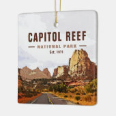 キャピトルリーフナショナルパークカテドラルバレーループ セラミックオーナメント (左)