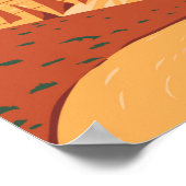 キャピトルリーフナショナルパークカテドラルバレーループ ポスター (角)