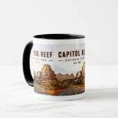 キャピトルリーフナショナルパークカテドラルバレーループ マグカップ (正面左)