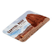 キャピトルリーフナショナルパークカテドラルバレーループ マグネット (左側)