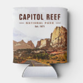 キャピトルリーフナショナルパークカテドラルバレーループ 缶クーラー (裏面)