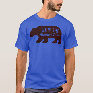 キャピトルリーフナショナルパークベアーブラウン Tシャツ