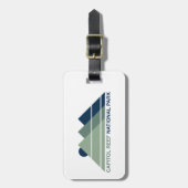 キャピトルリーフナショナルパークマウンテンサン ラゲッジタグ (正面縦)