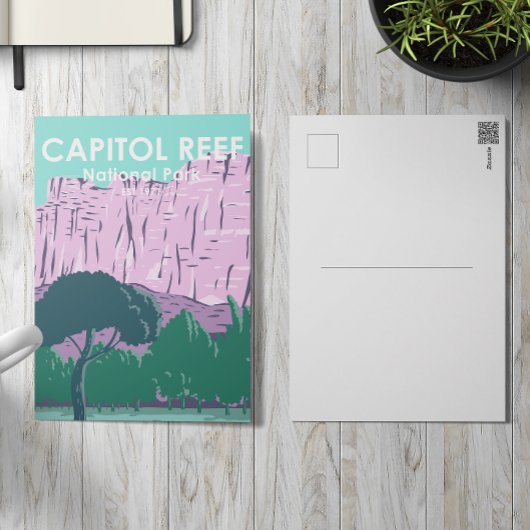 キャピトルリーフナショナルパークユタヴィンテージポストカード ポストカード
