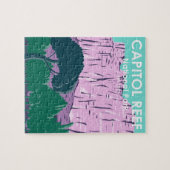 キャピトルリーフナショナルパークユタヴィンテージ ジグソーパズル (横)