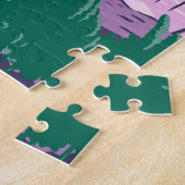 キャピトルリーフナショナルパークユタヴィンテージ ジグソーパズル (側面)