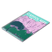 キャピトルリーフナショナルパークユタヴィンテージ ノートブック (左側)