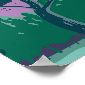 キャピトルリーフナショナルパークユタヴィンテージ ポスター (角)