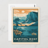 キャピトルリーフナショナルパークユタ ポストカード (正面/裏面)