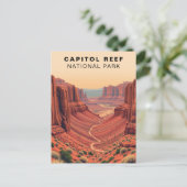 キャピトルリーフナショナルパークヴィンテージUSA ポストカード (スタンド正面)