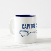 キャピトルリーフロック登山クイックドロー ツートーンマグカップ (正面左)