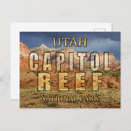 キャピトルリーフ国立公園はがき ポストカード (正面/裏面)