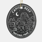 キャピトルリーフ国立公園モノリン セラミックオーナメント (左)