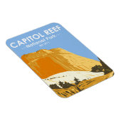 キャピトルリーフ国立公園ユタゴールデン玉座 マグネット (右側)