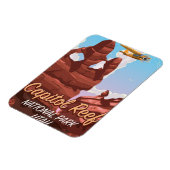 キャピトルリーフ国立公園旅行ポスター マグネット (左側)