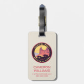 キャピトルリーフ国立公園 ラゲッジタグ (裏面縦)